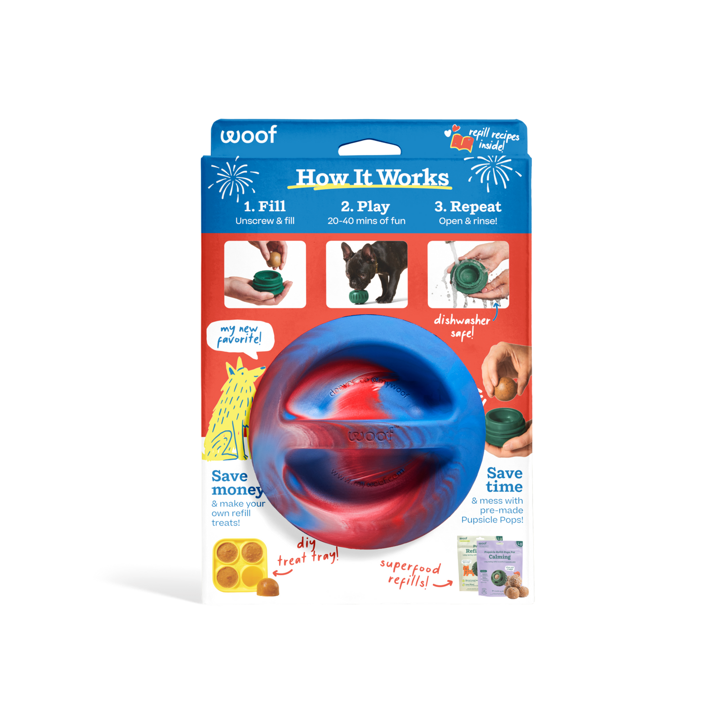 Woof - Tie Dye Pupsicle