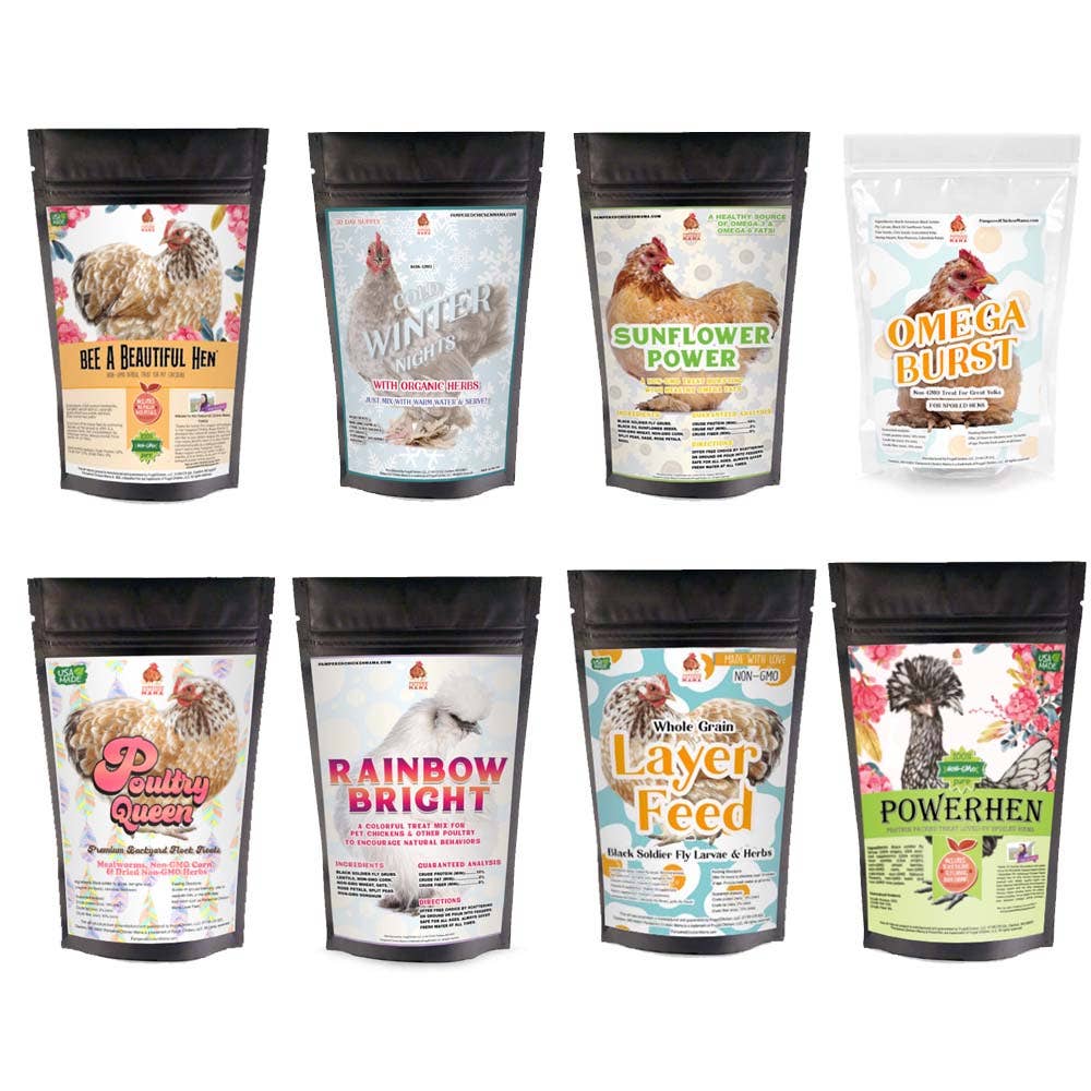 Dahlia Pets - Chicken Treat Sampler Bundle - 8 Different Treats In One Box! (10 Pounds Total)