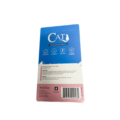 Scoochie Pet Products - Squeeze Up Cat Treat Salmon .5 Ounce - 4 Pack