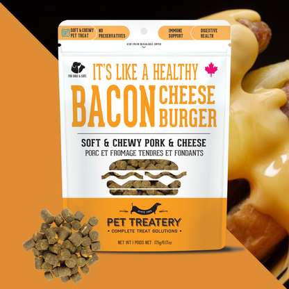 The Granville Island Pet Treatery (USA) - Pork & Cheese Soft Dog Treats: For Puppies and Seniors
