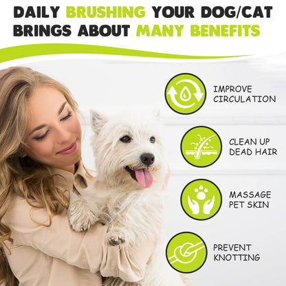 Precious Tails - Precious Tails Retractable Slicker Brush