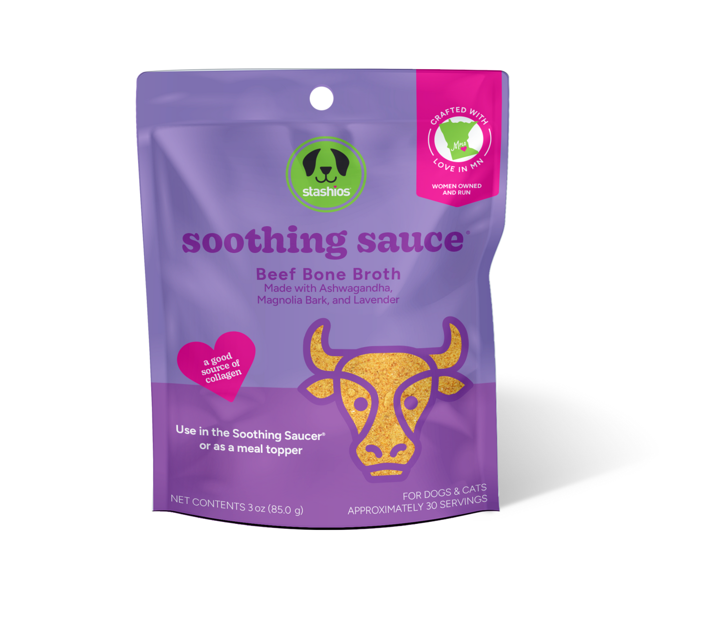 Stashios - Soothing Sauce® Variety Box - 9 bags (3 bags of each flavor)